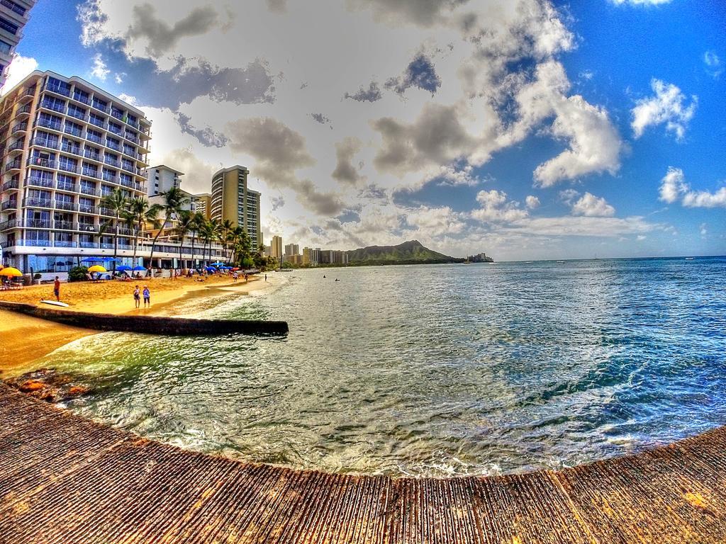 Waikiki Shore 515 Beachfront & Upgrade Apartman Honolulu Kültér fotó