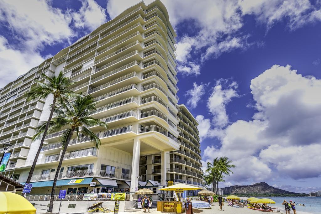 Waikiki Shore 515 Beachfront & Upgrade Apartman Honolulu Kültér fotó